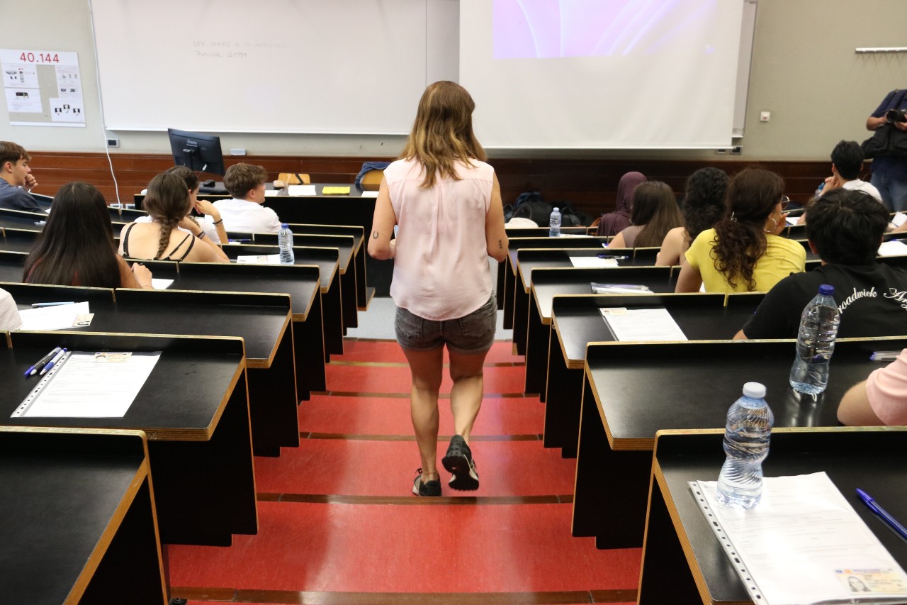 Prova de les PAU a l'UPF