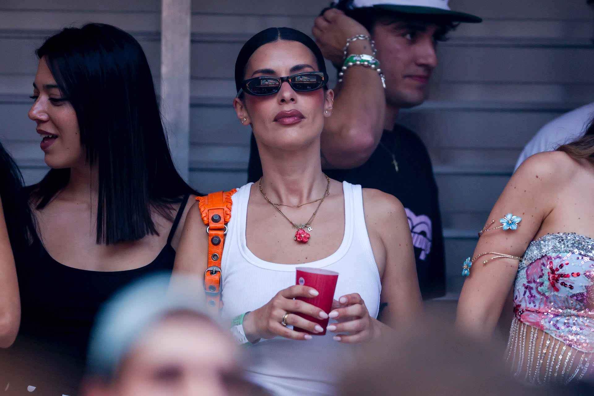 Dulceida a l’últim concert de Bad Bunny a Madrid.