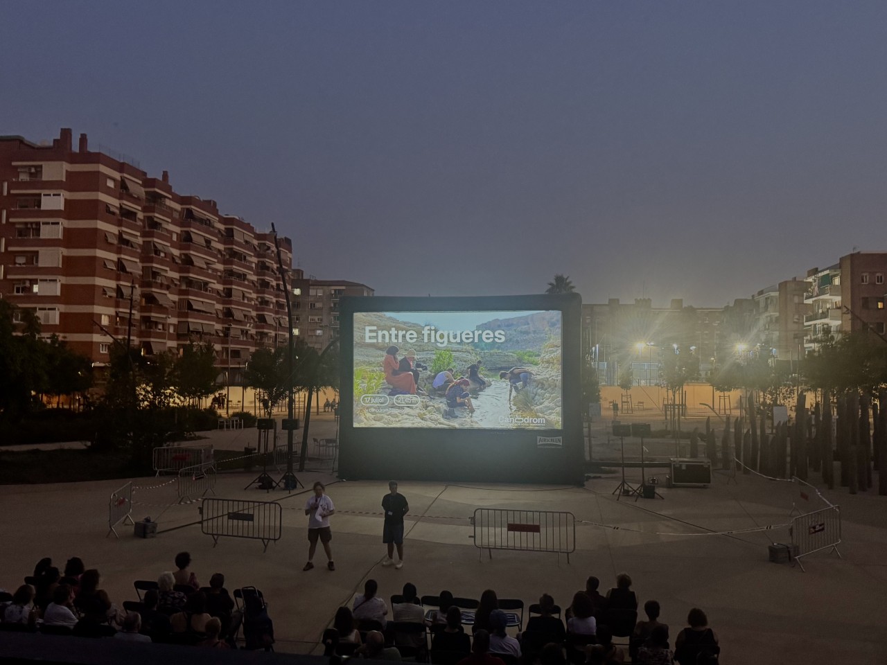 Presentació de la sessió de cinema a la fresca 'Entre les figueres' al Canòdrom Presentació de la sessió de cinema a la fresca 'Entre les figueres' al Canòdrom