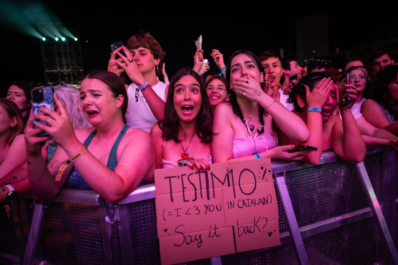 El públic del concert d'Olivia Rodrigo al Primavera Sound