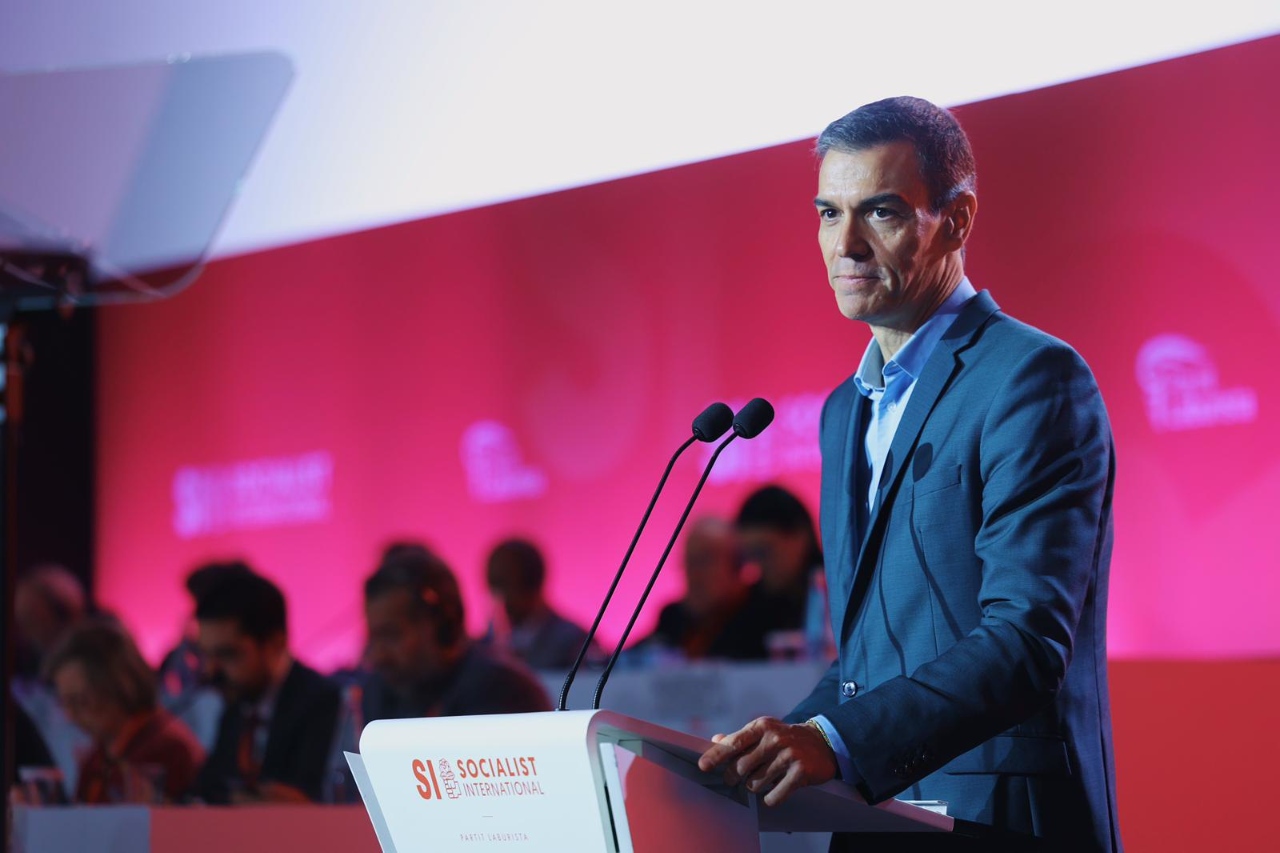 El president del govern espanyol, Pedro Sánchez, al Consell de la Internacional Socialista a Malta.