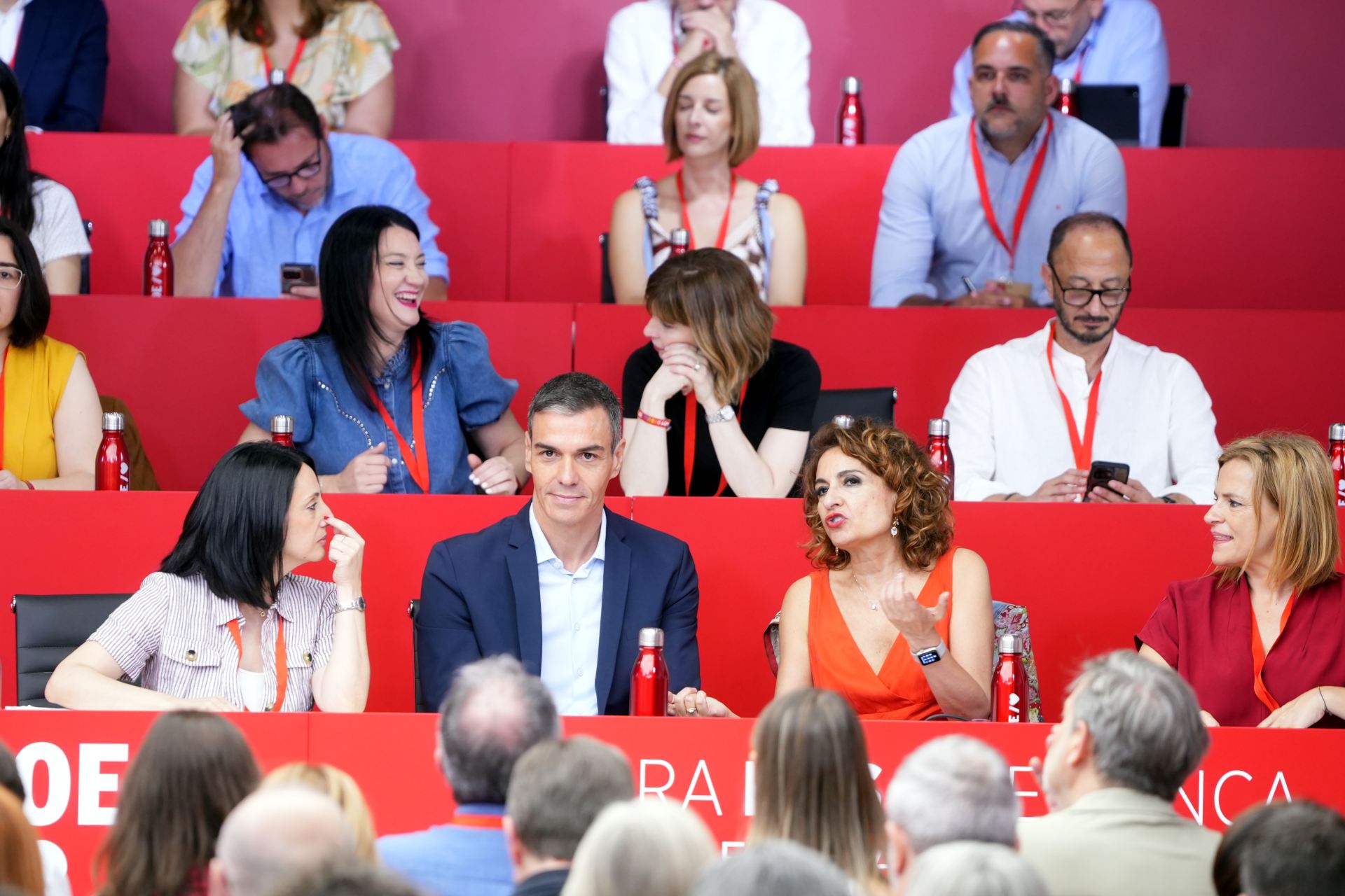 El president del govern espanyol i líder del PSOE, Pedro Sánchez, al Comitè Federal del partit