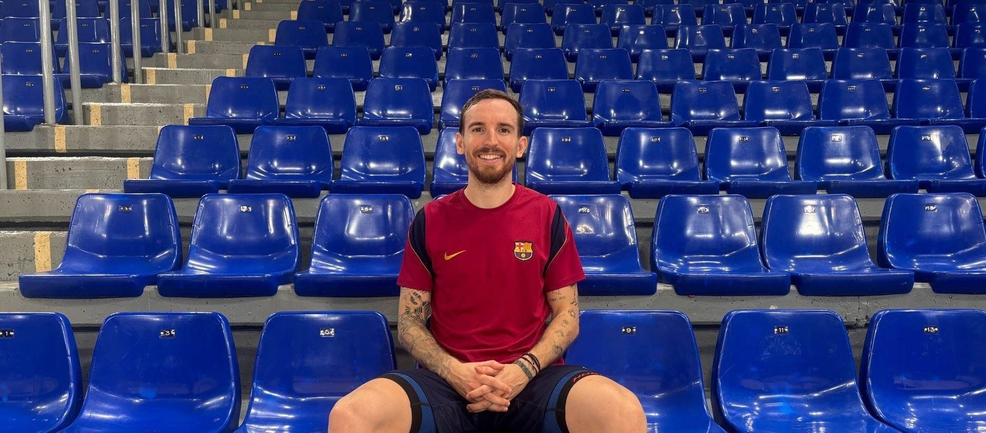 Sergio Gonzalez, jugador del primer equip del Barça Futbol Sala