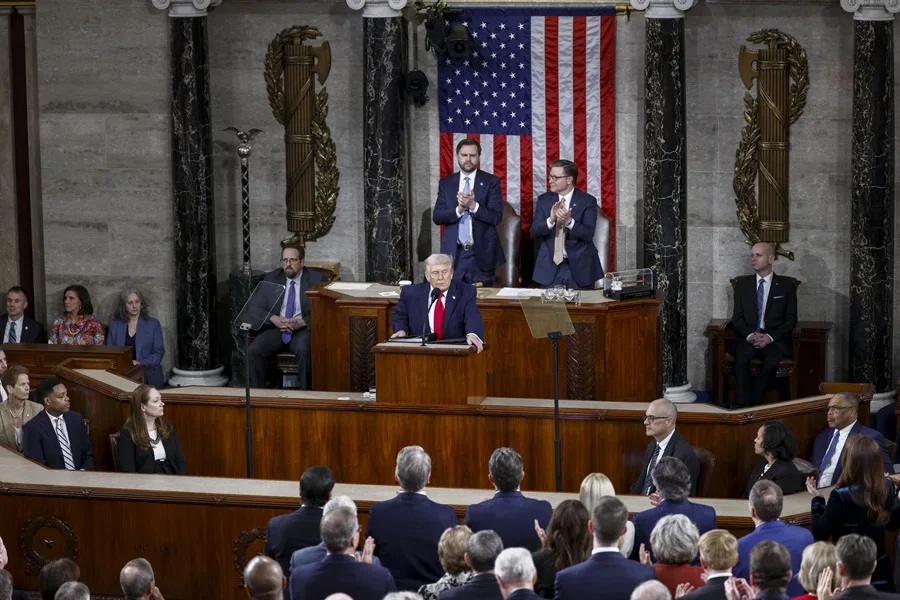 Trump en el discurs de l'estat de la Unió al Congrés Trump en el discurs de l'estat de la Unió al Congrés