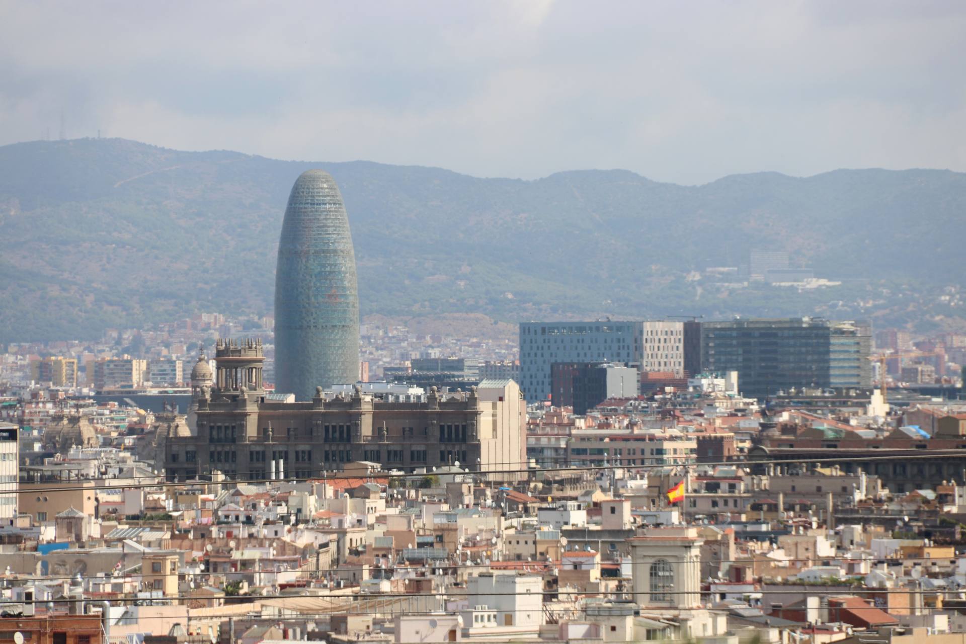 Vista panoràmica de Barcelona des del Parc de Montjuïc
