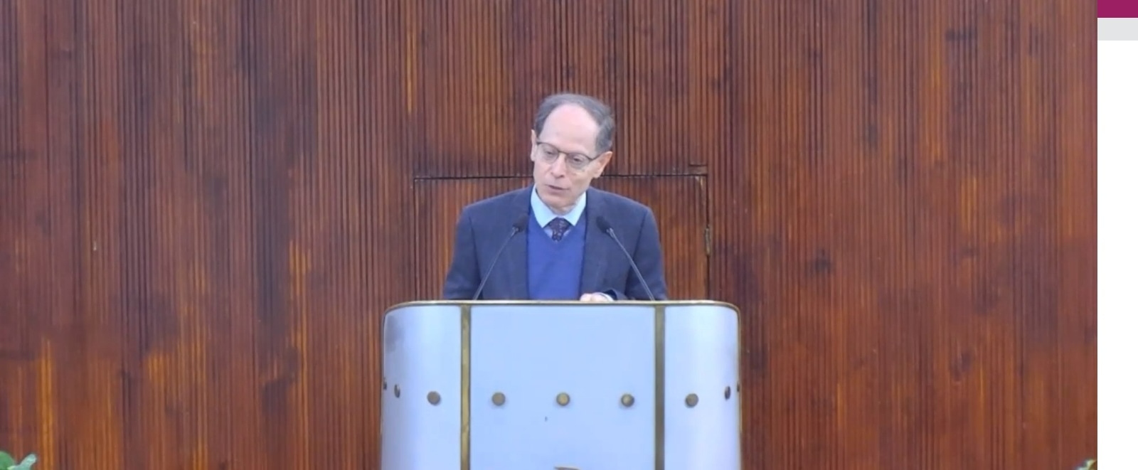 Pablo Martínez Vila a l'última prèdica de l'església Pablo Martínez Vila a l'última prèdica de l'església