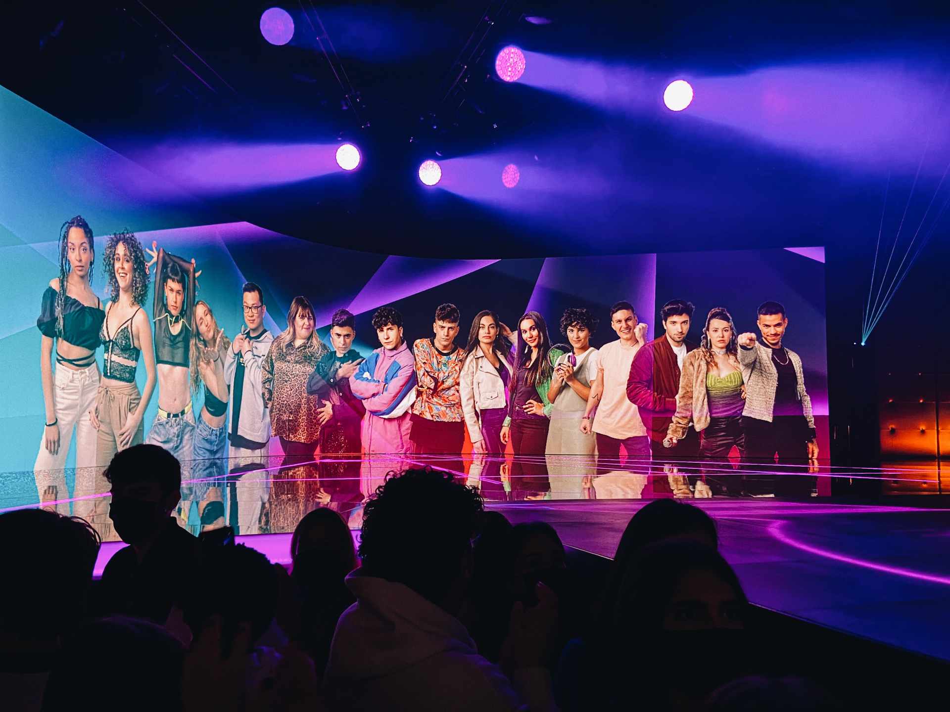 El plató d'Eufòria just abans de començar la gravació de la gala 1 El plató d'Eufòria just abans de començar la gravació de la gala 1