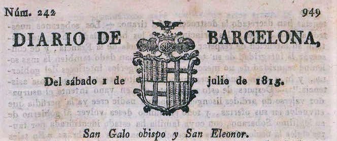 Escut del 'Diari de Barcelona'