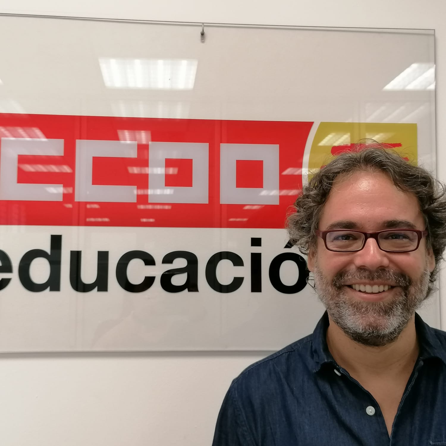 Manuel Pulido, secretari general de la Federació d'educació de CCOO a Catalunya