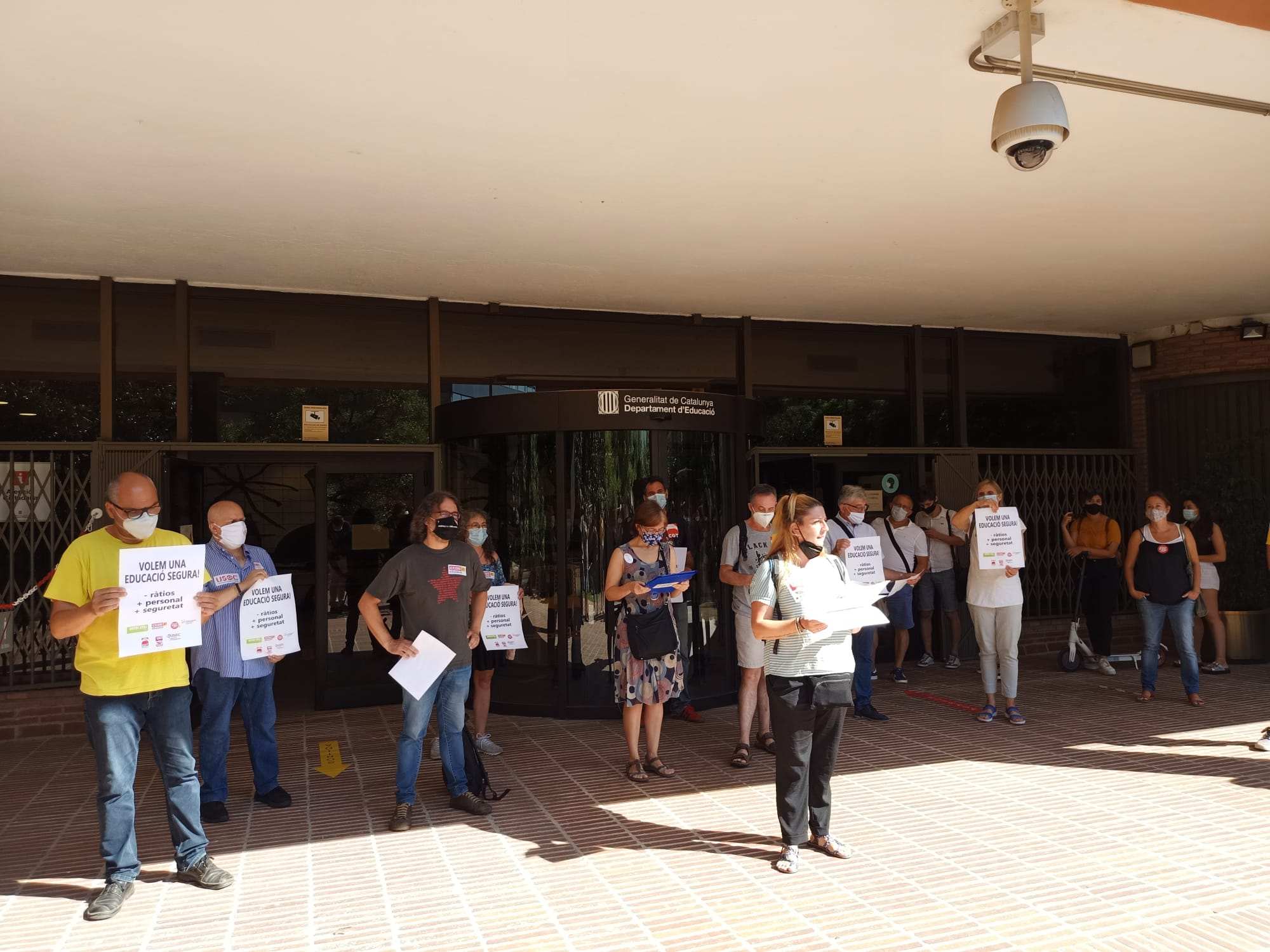 Membres dels sindicats d'educació