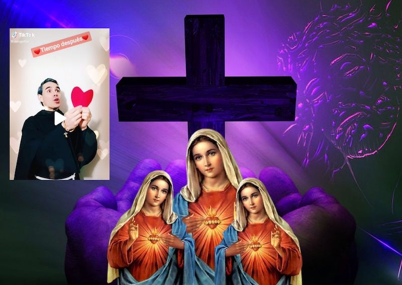 Frare franciscà famós en TikTok per promoure la religió catòlica amb balls populars de la xarxa social