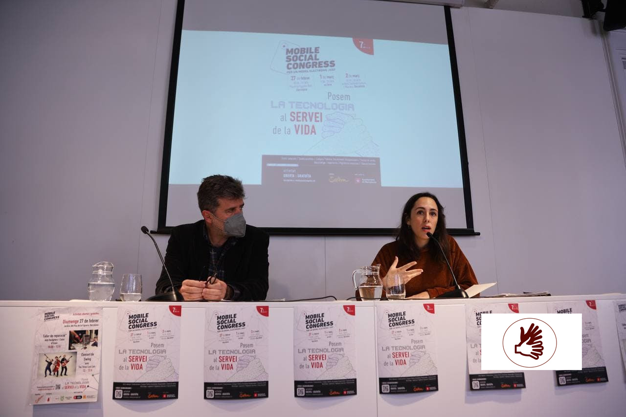 Clàudia Bosch i David Llistar en la presentació de l'edició del MSC d'enguany