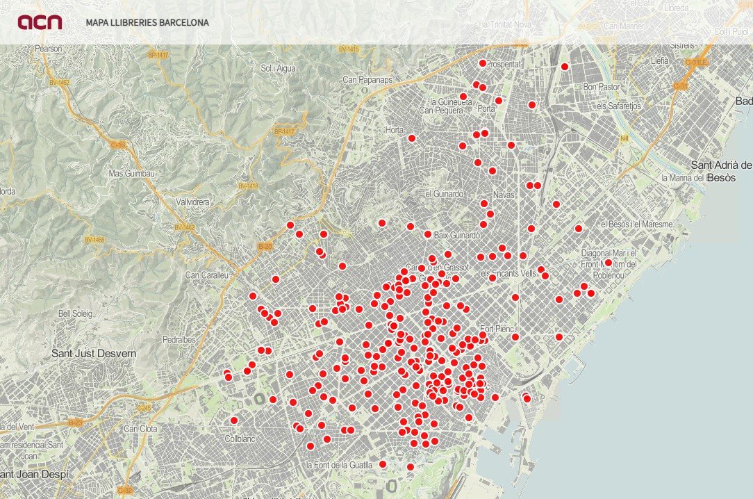 Deu dels dotze barris més pobres de Barcelona no tenen cap llibreria