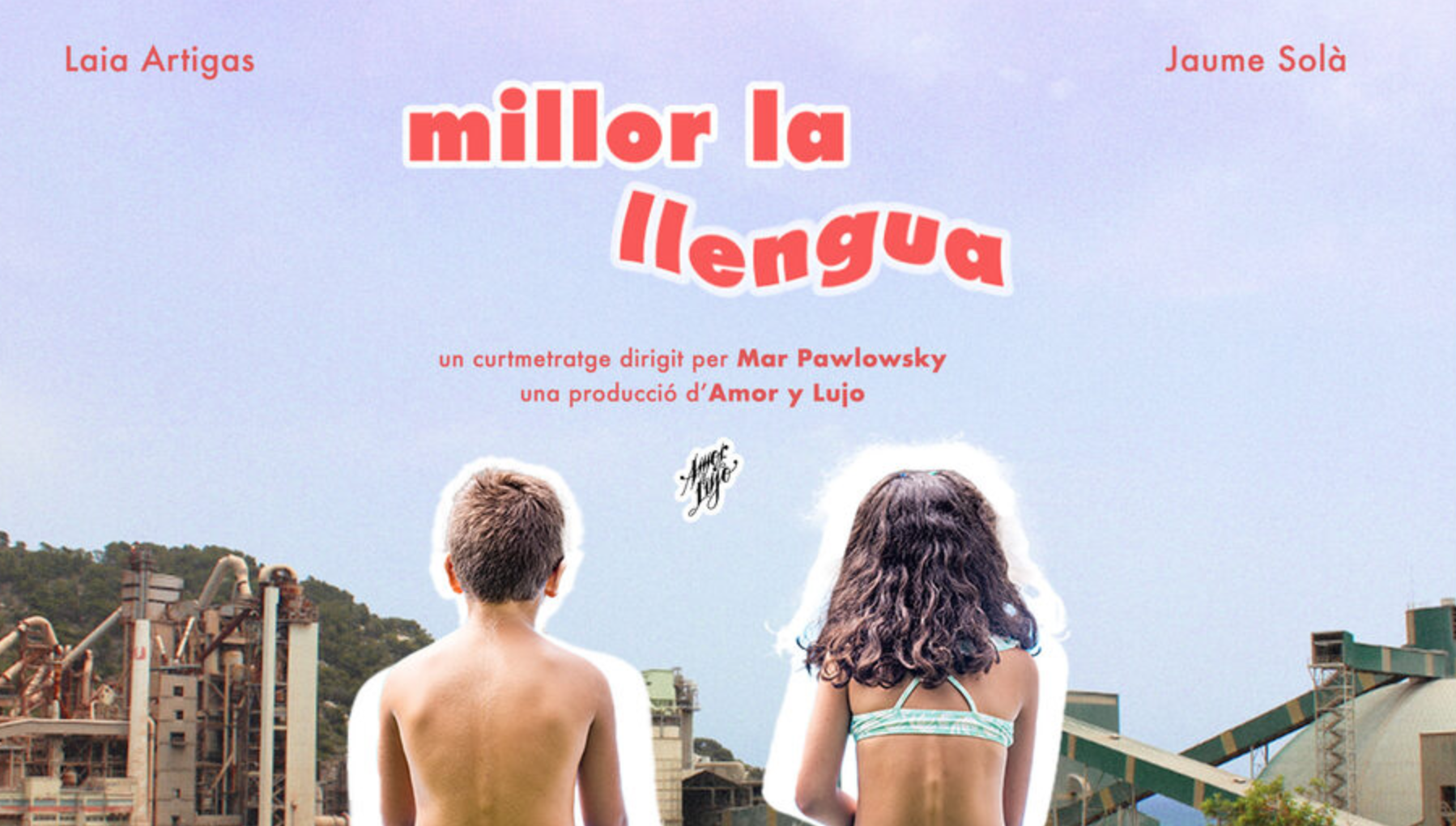Cartell de "Millor la llengua", el primer curtmetratge de Mar Pawlowsky