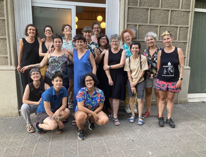 Les impulsores de la cooperativa d'habitatge feminista 'La Morada'