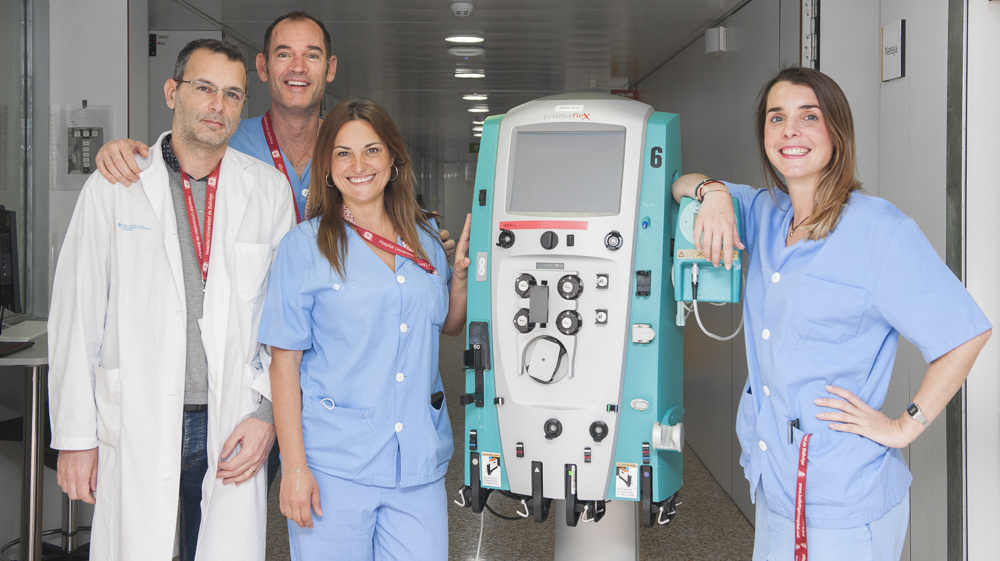 L'equip de professionals de medicina intensiva que ha participat en l'estudi