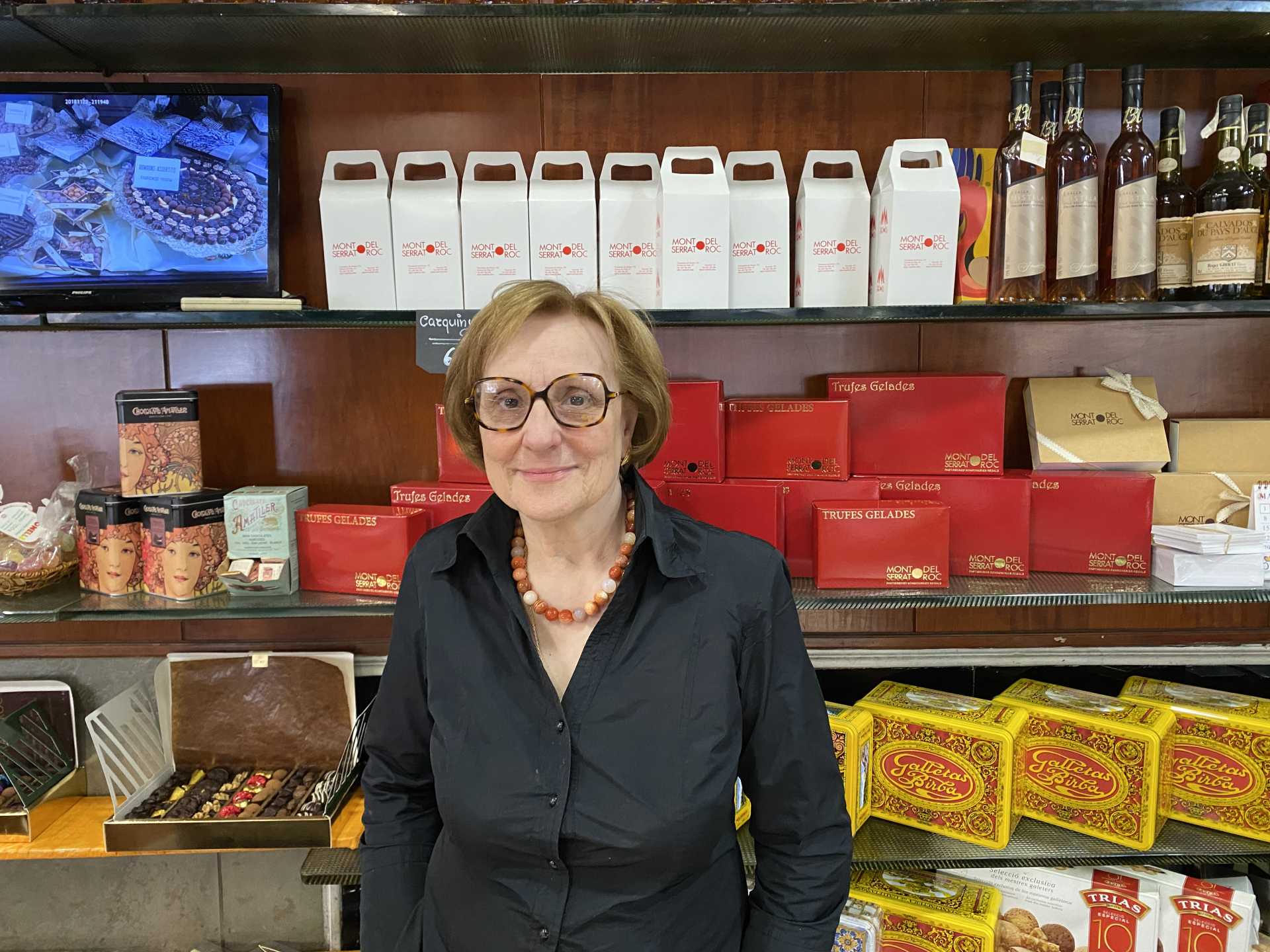 Teresa Torremadé, propietària de la Pastisseria Montserrat