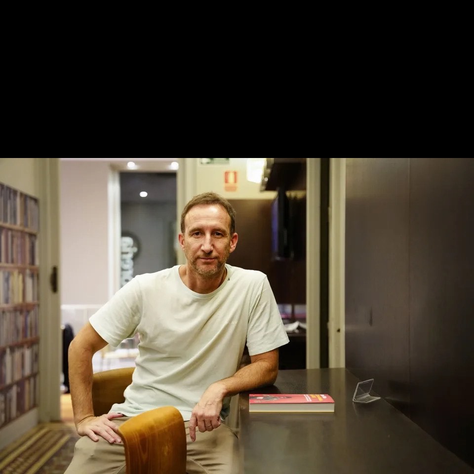 Manel Alías al plató de TV3