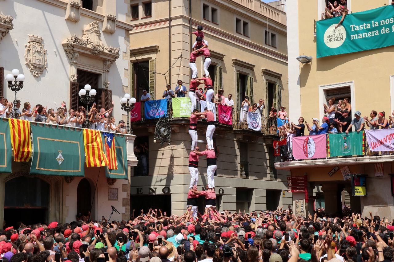 La Vella no va poder amb la torre de 8 sense folre