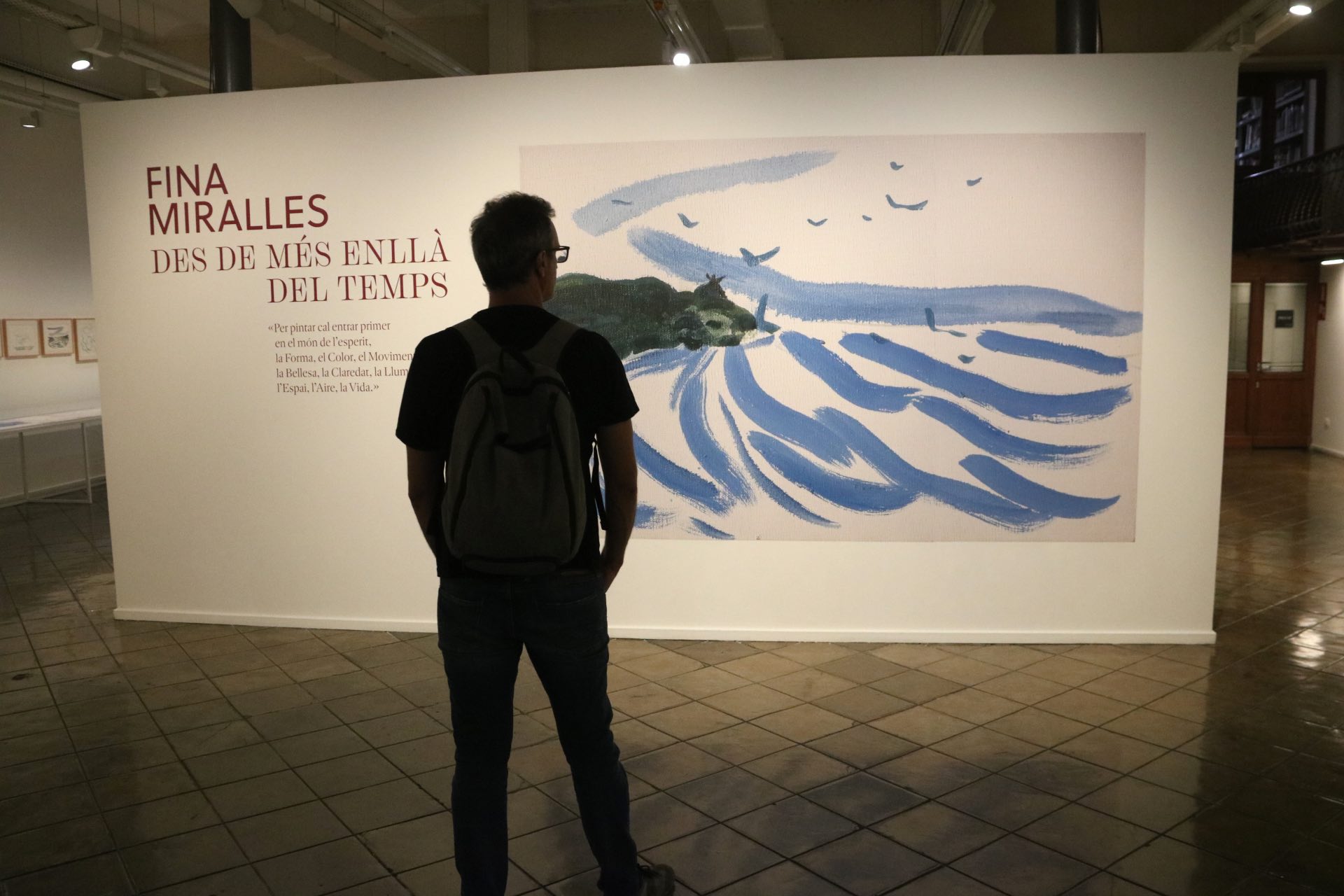 Una imatge de l'exposició 'Des de més enllà del temps' de Fina Miralles a Espais Volart Una imatge de l'exposició 'Des de més enllà del temps' de Fina Miralles a Espais Volart