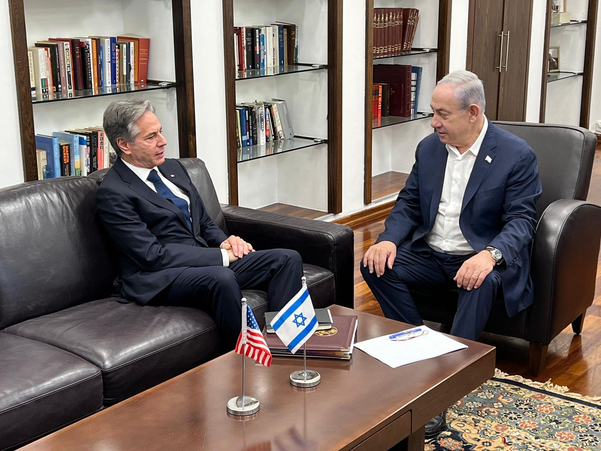 Blinken i Netanyahu aquest matí Blinken i Netanyahu aquest matí