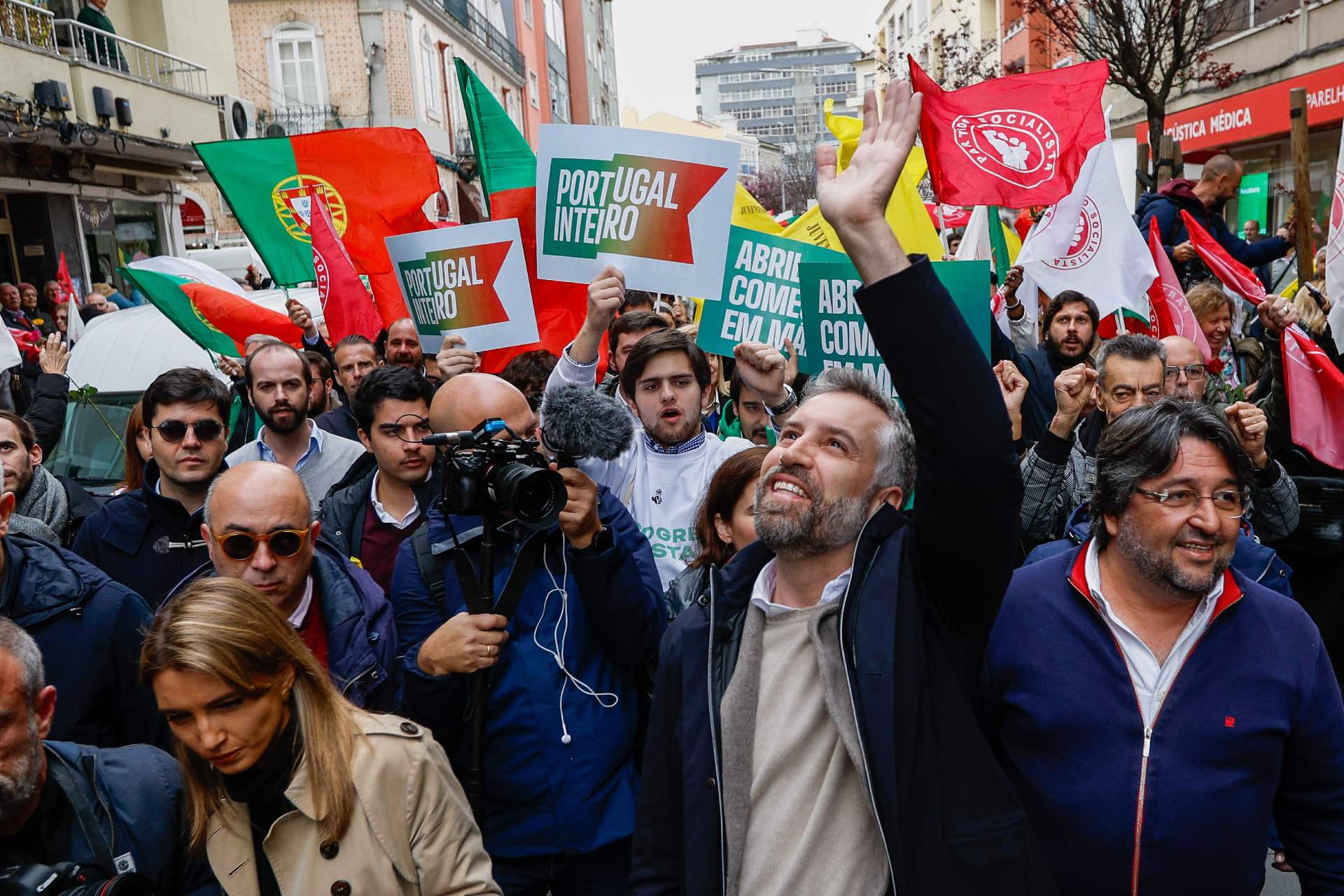 El secretari general del Partit Socialista, Pedro Nuno Santos, durant la campanya electoral El secretari general del Partit Socialista, Pedro Nuno Santos, durant la campanya electoral