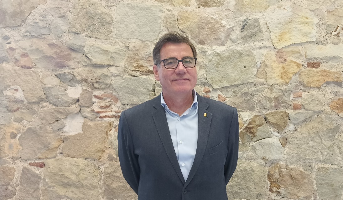 Xavier Fonollosa, alcalde de Martorell, atén el Diari de Barcelona al Campus de la Ciutadella de la Universitat Pompeu Fabra Xavier Fonollosa, alcalde de Martorell, atén el Diari de Barcelona al Campus de la Ciutadella de la Universitat Pompeu Fabra