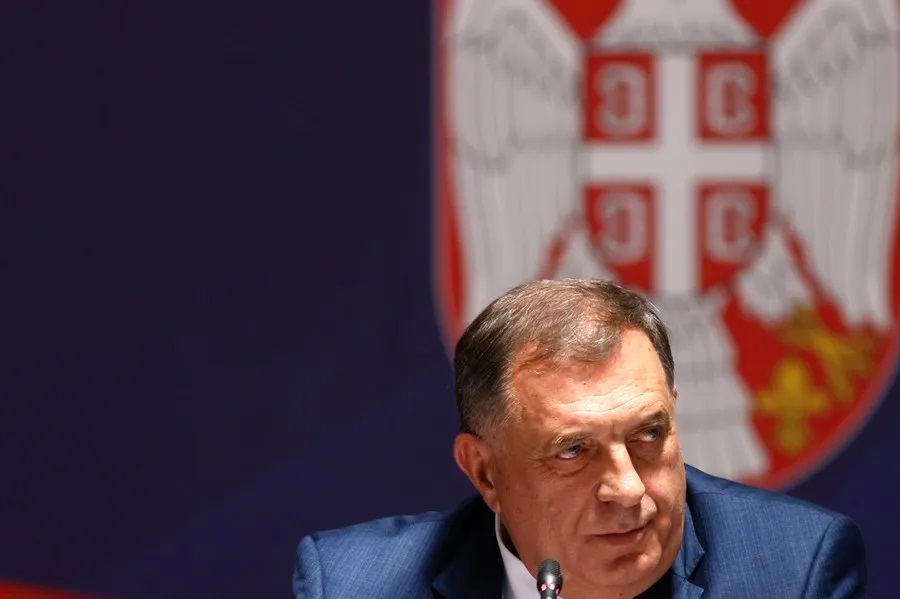 El president de la República Srpska (RS), el separatista i prorús Milorad Dodik El president de la República Srpska (RS), el separatista i prorús Milorad Dodik
