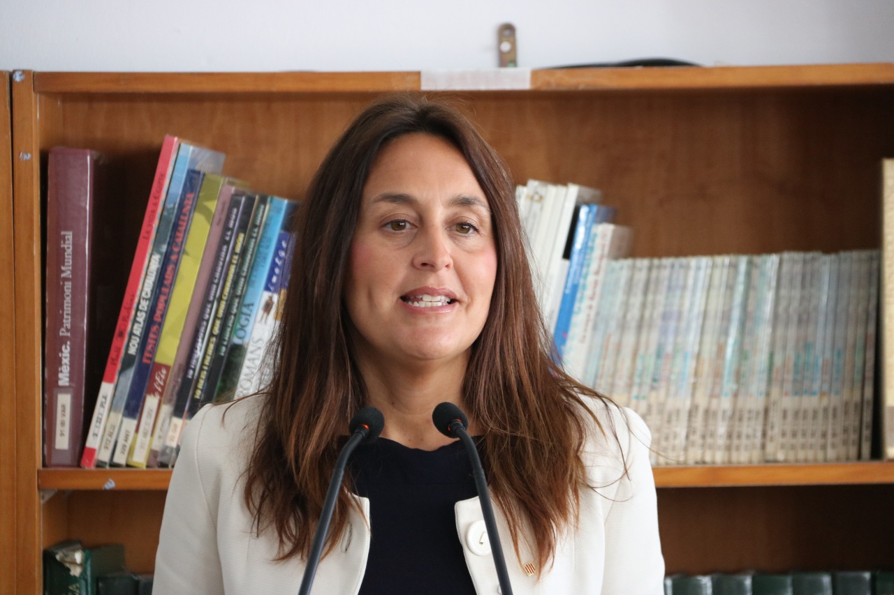 La consellera d'Educació, Esther Niubó.